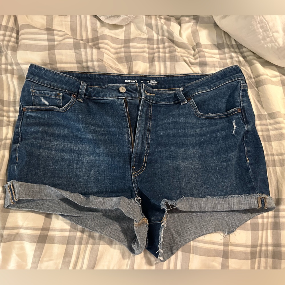 Old Navy Women's Denim Shorts - Dark Blue